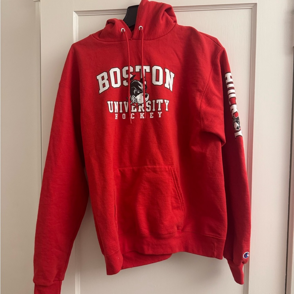 BU, Boston university college hockey hoodie